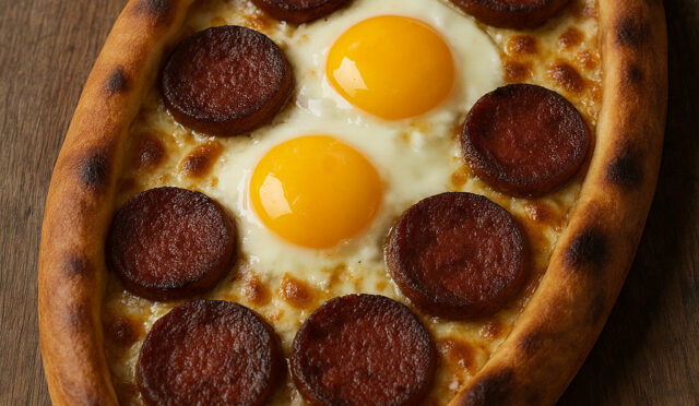 Sucuklu Yumurtalı Pide Tarifi