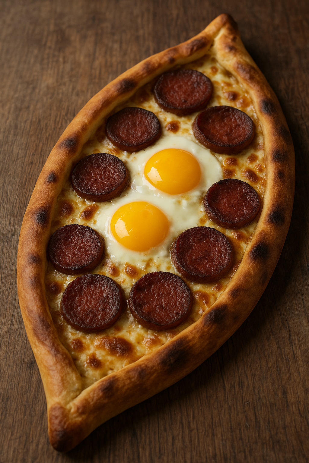 Sucuklu Yumurtalı Pide Tarifi