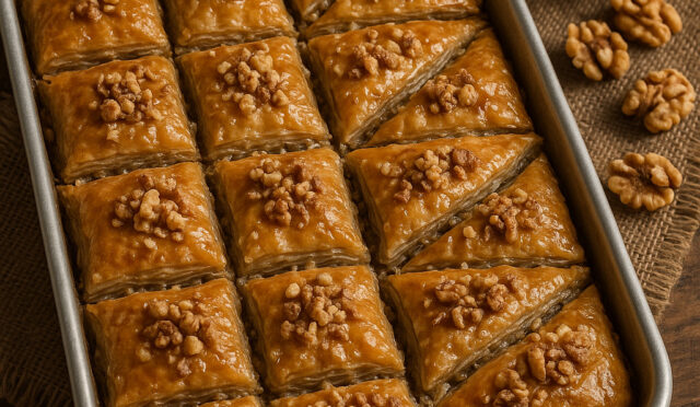 Ev Yapımı Cevizli Baklava Tarifi