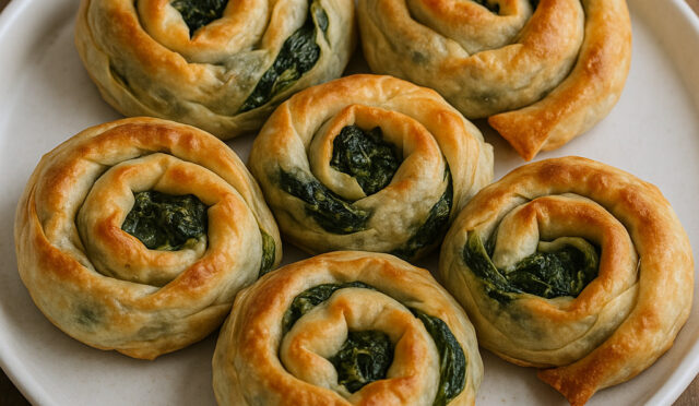 Ispanaklı Gül Böreği Tarifi