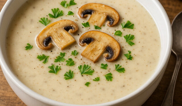 Kremalı Mantar Çorbası Tarifi